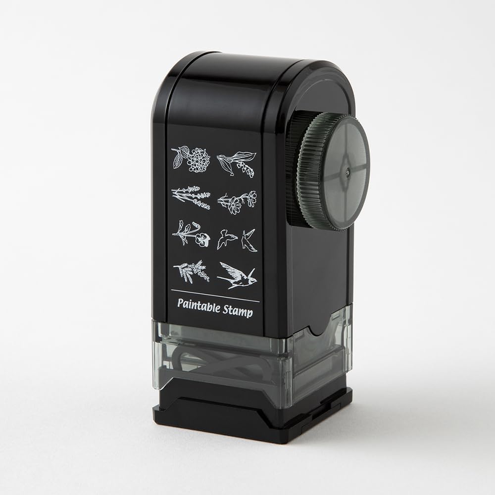 Midori 35582006 Rotating Stamp Dial Flower and Tri Pattern