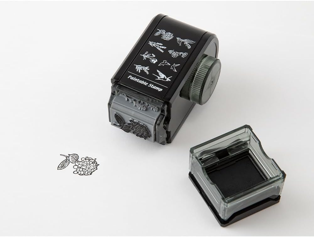 Midori 35582006 Rotating Stamp Dial Flower and Tri Pattern