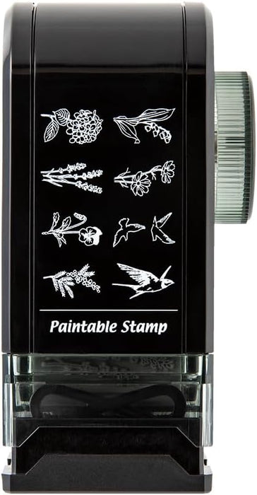 Midori 35582006 Rotating Stamp Dial Flower and Tri Pattern