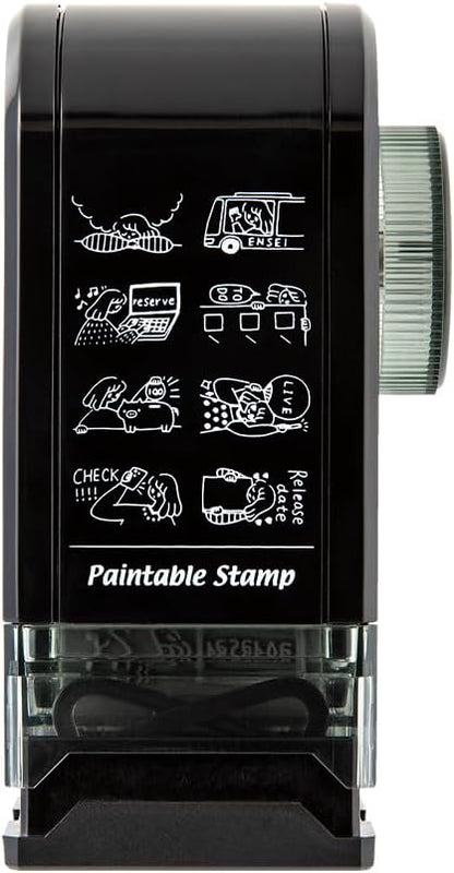 Midori 35584006 Rotating Stamp Dial Push Pattern