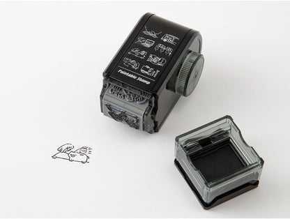 Midori 35584006 Rotating Stamp Dial Push Pattern