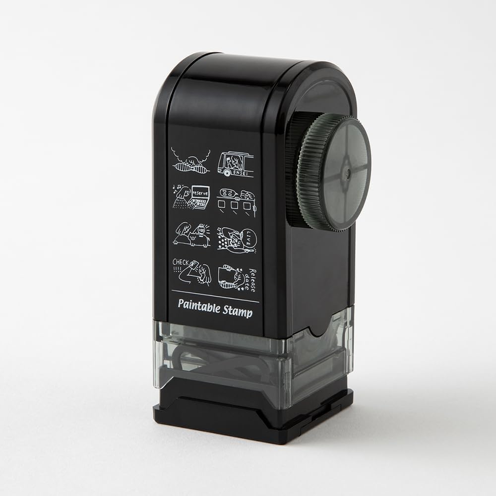 Midori 35584006 Rotating Stamp Dial Push Pattern