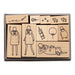 Midori 35597006 Ojisan 30th Birthday Wooden Stamp