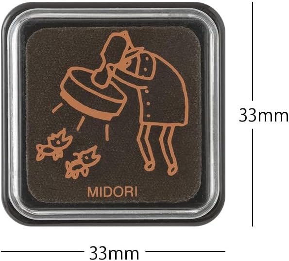 Midori Stamp Pad Brown Ojisan 30th Anniversary 35604006