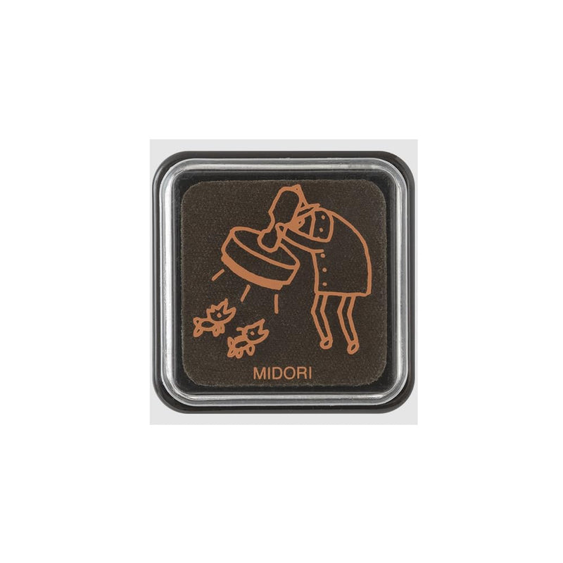 Midori Stamp Pad Brown Ojisan 30th Anniversary 35604006