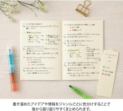 Midori 38135006 Joint Dots 3 Color Linking Bright Rollerball Pen