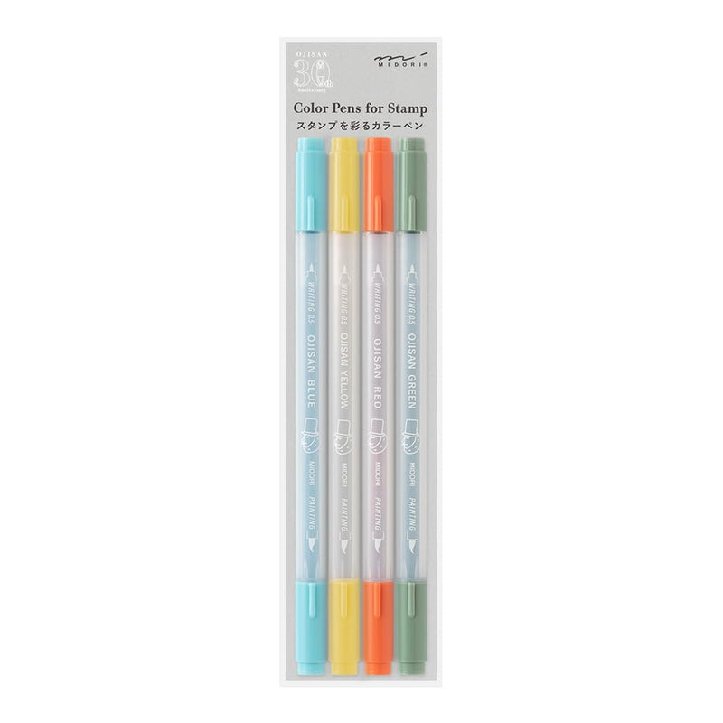 Midori 38143006 Water-Based Marker, Color Pen Stamp, Ojisan, 30th Anniversary