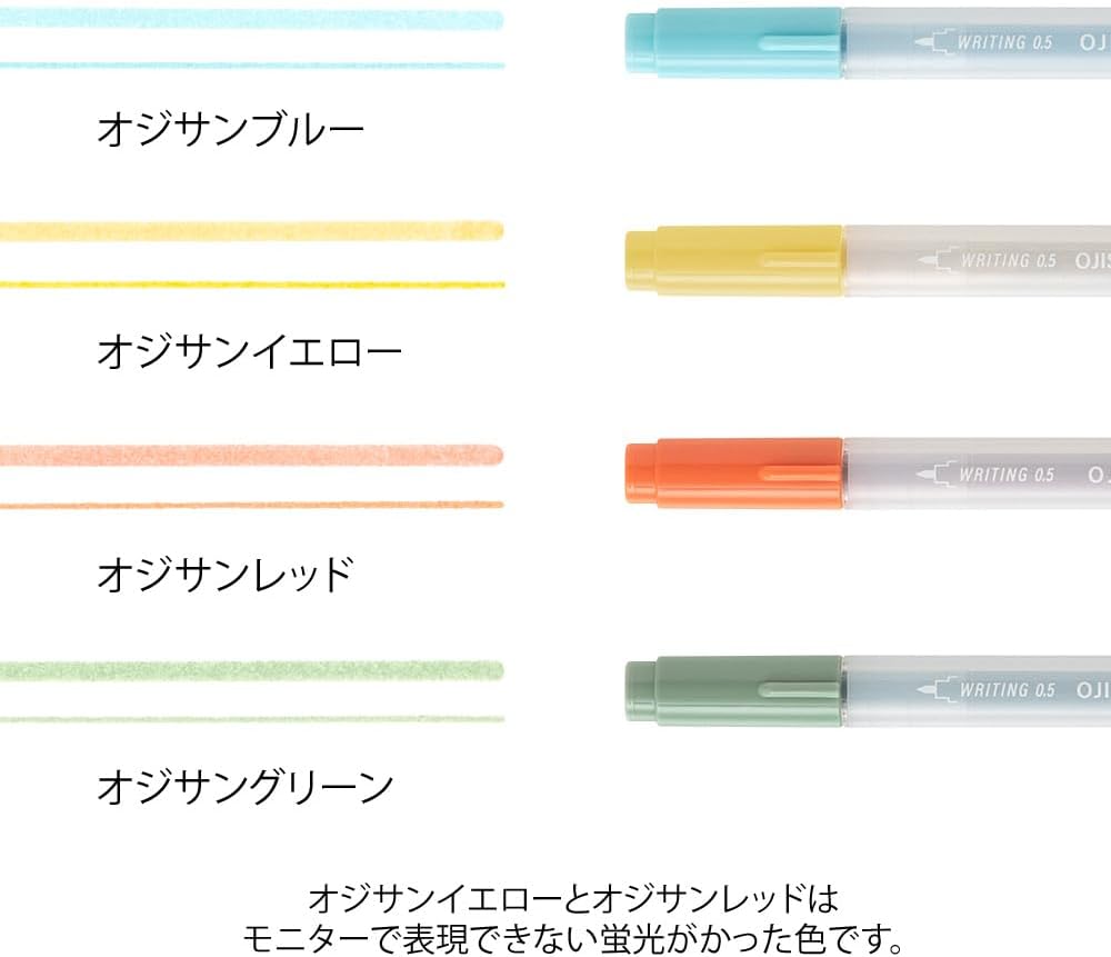 Midori 38143006 Water-Based Marker, Color Pen Stamp, Ojisan, 30th Anniversary