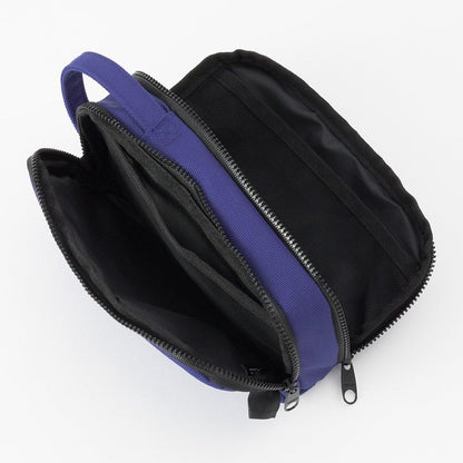 Midori 41786006 Pen Case, 2-Way Pouch, Pen Pouch, Cordura, Blue, Blue, S, Luggage