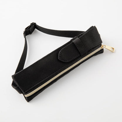 DESIGNPHIL Midori 41821006 Pen Case, Book Band Pen Case, Black A, For B6-A5, black, For B6-a5