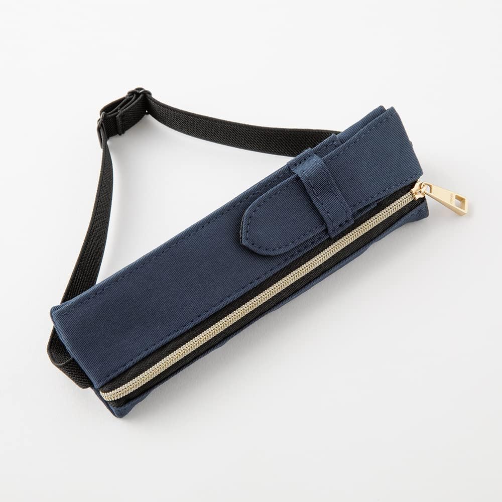 Midori 41823006 Pencil Case Book Band Pen Case Navy Blue A for B6 - A5