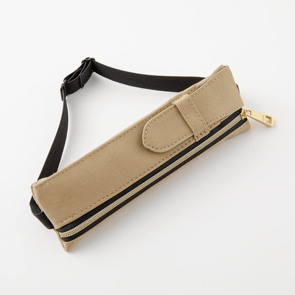 ミドリ(MIDORI） Midori 41824006 Pen Case, Bookband Pen Case, Beige, For B6 - A5, biege, Simple