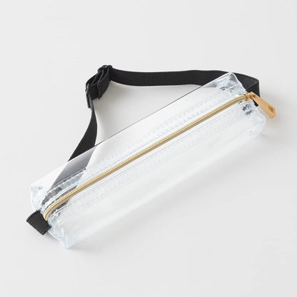 ミドリ(MIDORI） Midori 41825006 Pen Case, Book Band Pen Case, Transparent A, For B6 - A5, transparent, Simple