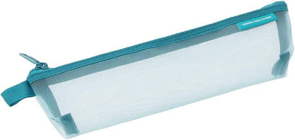 Midori Pen Case, Mesh Pen Case, Blue A