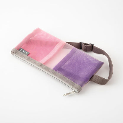 DESIGNPHIL Midori 41836006 Pen Case, Book Band Pen Case, For B6 - A5, Mesh