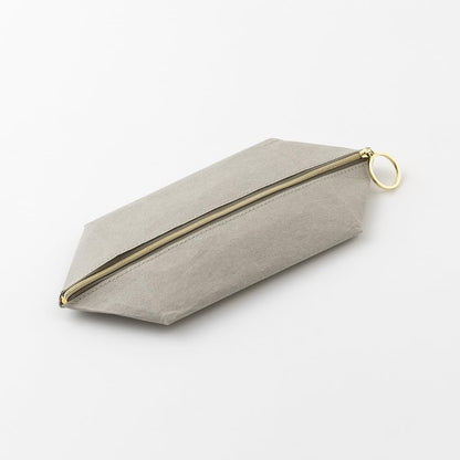 Midori 41840006 Pen Case Pen Tray Pouch, Gray