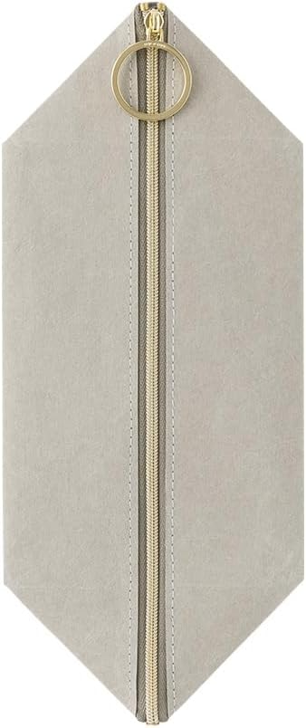 Midori 41840006 Pen Case Pen Tray Pouch, Gray