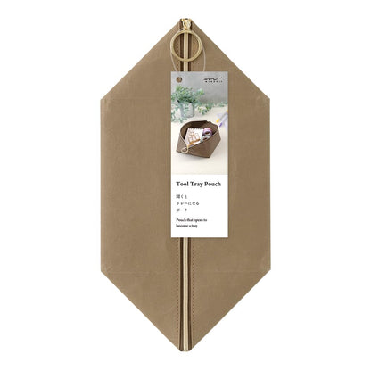 Midori Tool Tray Pouch  Brown