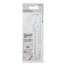 Midori CL Slide Ruler Clear (6.3" L x 2.72" W) - Modern Plastic Ruler