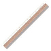 Midori 42274006 Ruler, Aluminum, Wood, 5.9 inches (15 cm), Dark Brown A