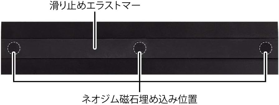 Midori 42277006 Aluminum Ruler, 5.9 inches (15 cm), Non Slip