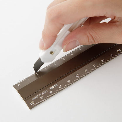 ミドリ(MIDORI） Midori 42287006 Aluminum Multi Ruler, 11.8 inches (30 cm), Brown
