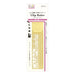 MIDORI Brass Clip Ruler, Cat Pattern A, 0.3mm Thin, Ruler 3.9in (10cm), Guides for Straight Lines, Cute Cat Silhouette Template
