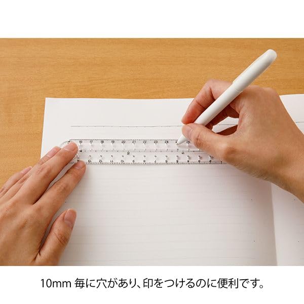 Midori 42301006 Multi Ruler, 11.8 inches (30 cm), Transparent A