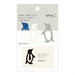 Designphil Penguin Index Clips - Assorted Colours, 18 Pieces, Made from 51% Recycled Paper, 1.5 Inches