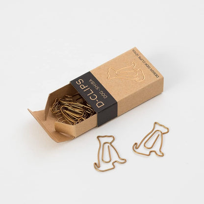Midori Paper Clip, D-Clips Mini Box, Shiba Inu, 12 Pieces (43344006