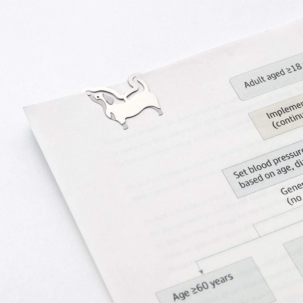 Midori 43356006 Etching Clips, Dogs Pattern