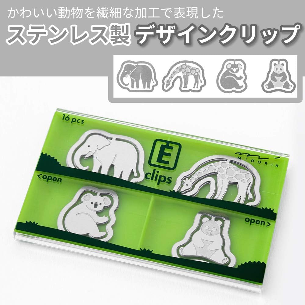 Midori E Clips - Wild Animals - 43360-006