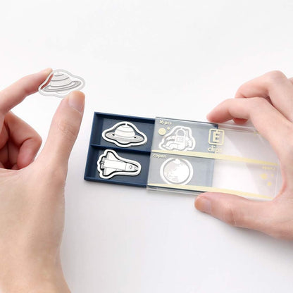 Midori Clips Etched Clips (Space