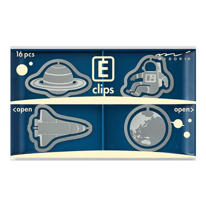 Midori Clips Etched Clips (Space