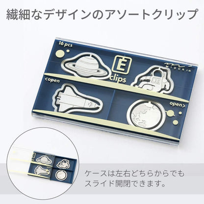 Midori Clips Etched Clips (Space