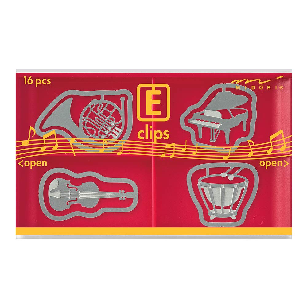 Midori Clips Etched Clips (Music Instruments