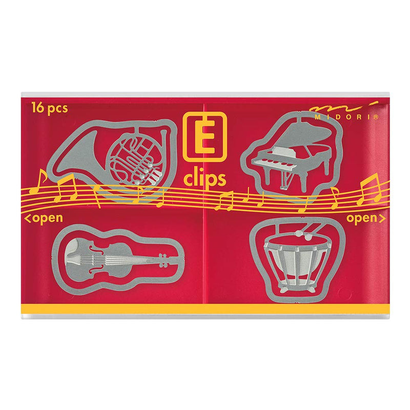 Midori Clips Etched Clips (Music Instruments