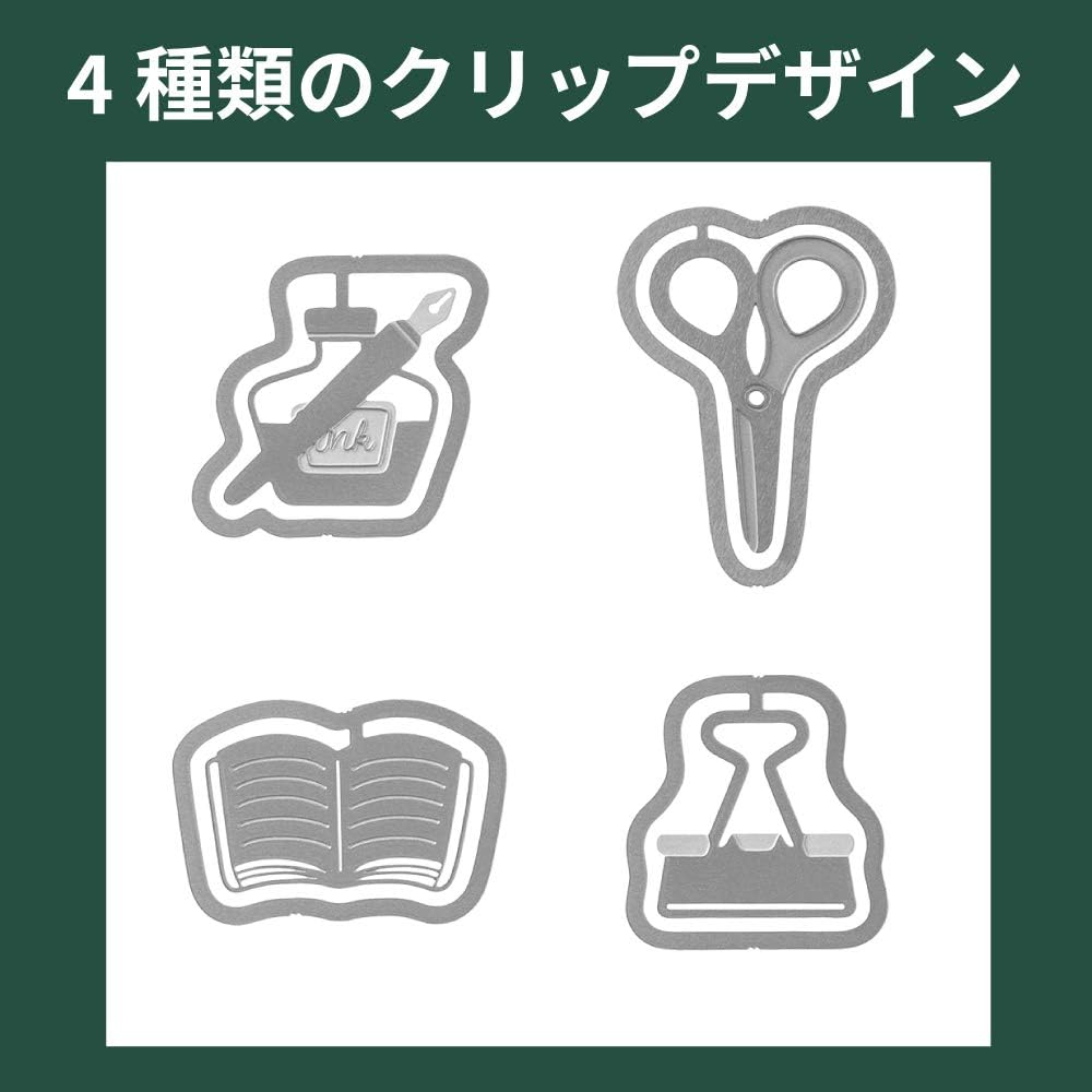 Midori Clips Etched Clips (Stationery