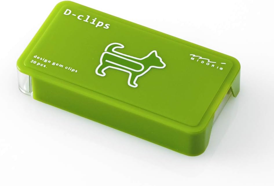 Midori D-clips 43386-006 Dog Paper Clips (Pack of 20