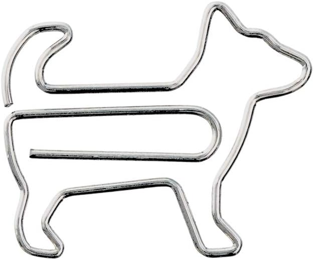 Midori D-clips 43386-006 Dog Paper Clips (Pack of 20