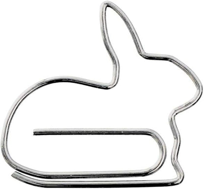 Midori D-clips rabbit paper clips (20 pieces) 43388-006