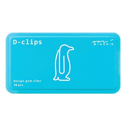 Midori 43392-006 Paperclip Penguin 20 Paper Clips
