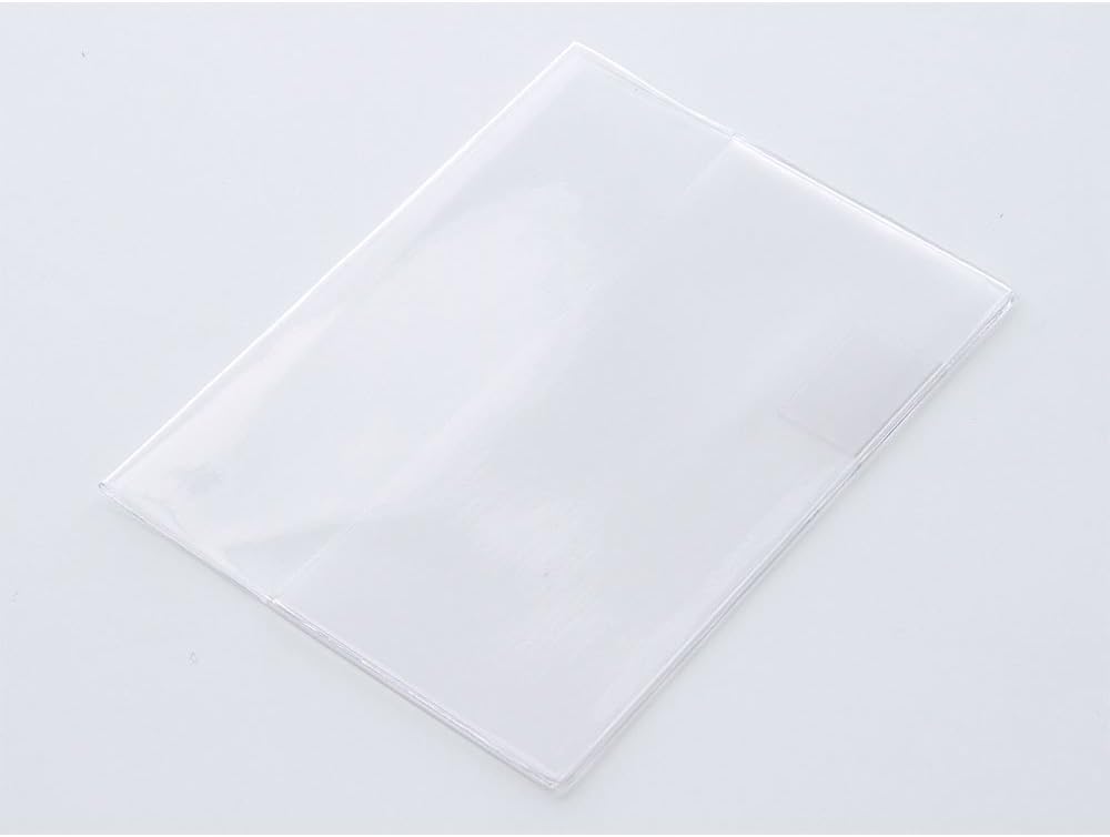 Midori 49358006 – Crystal Clear Plastic Case for Notebook, Size S