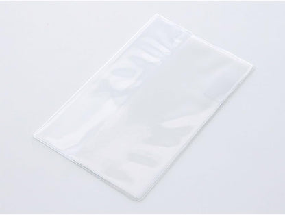 Midori 49359006 – Crystal Clear Plastic Case for Notebook, Size M