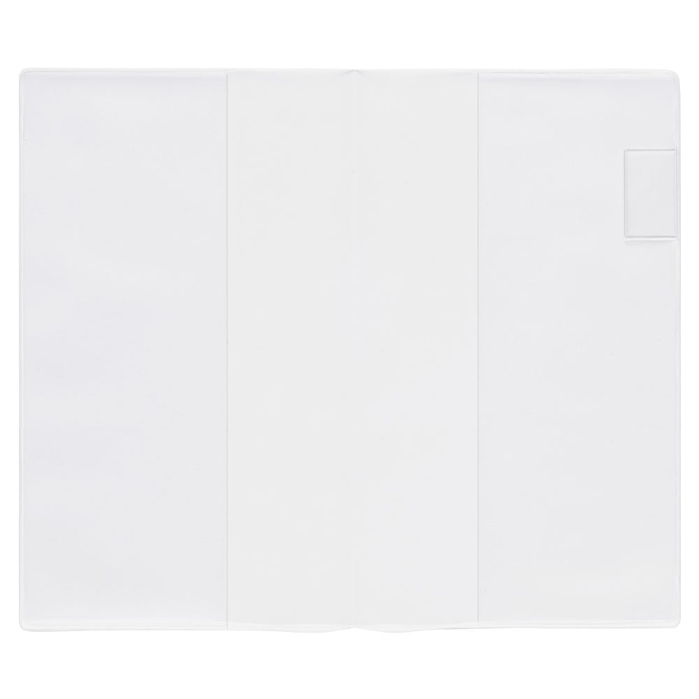 Midori 49359006 – Crystal Clear Plastic Case for Notebook, Size M