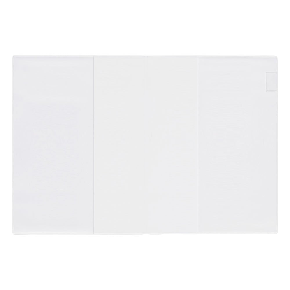 Midori- Clear Cover for MD Notebook &ltL> Funda de plástico Transparente para Cuaderno, tamaño L, L (49390006