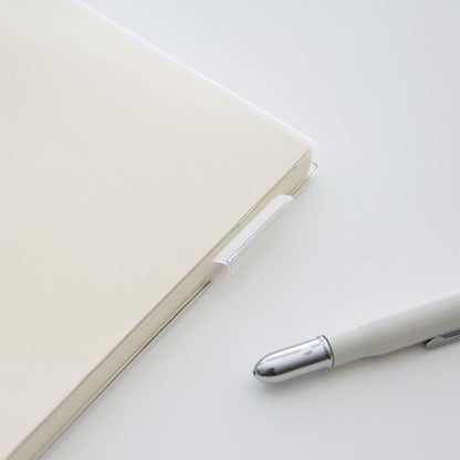 Midori- Clear Cover for MD Notebook &ltL> Funda de plástico Transparente para Cuaderno, tamaño L, L (49390006