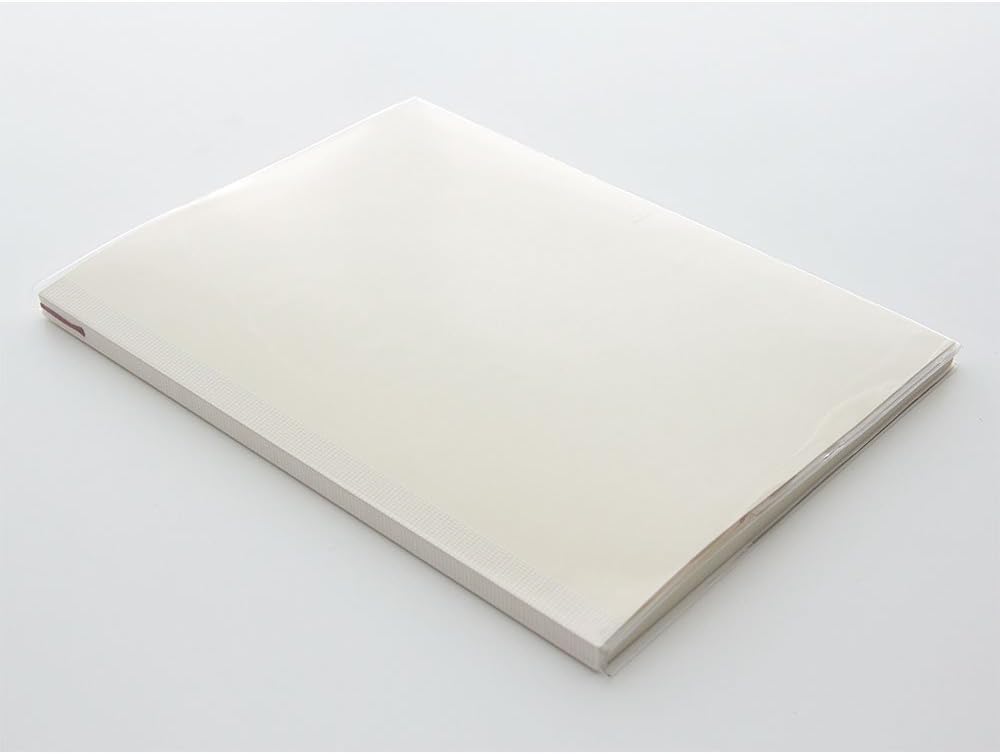 Midori- Clear Cover for MD Notebook &ltL> Funda de plástico Transparente para Cuaderno, tamaño L, L (49390006