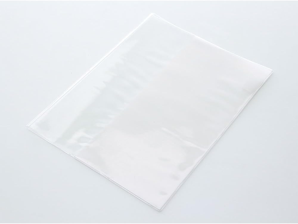 Midori- Clear Cover for MD Notebook &ltL> Funda de plástico Transparente para Cuaderno, tamaño L, L (49390006