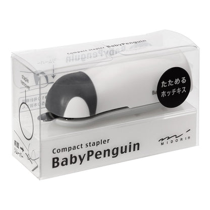 Midori Compact Stapler, Baby Penguin (49857006